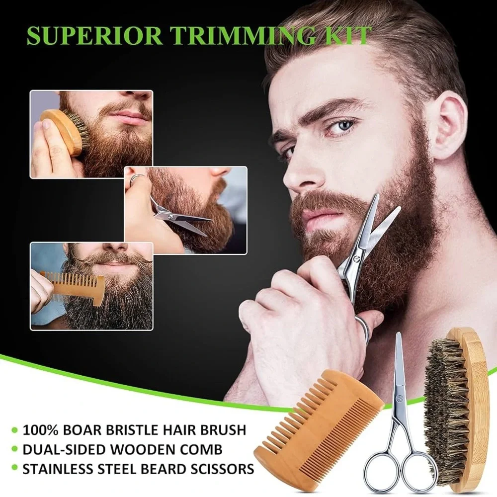 NEW IN BOX: LOKDLAWEN Beard Grooming Kit